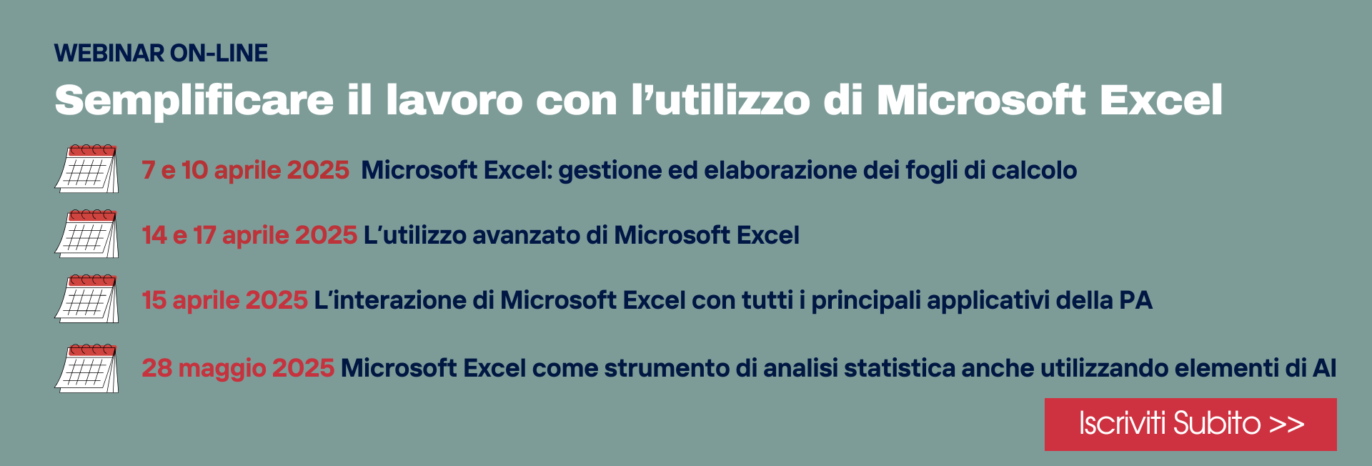 Semplificare il lavoro con l'utilizzo di Microsoft Excel